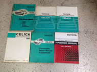 1986 OEM Toyota Celica Service Repair Shop Manual Set W EWD Diagnosis Supp