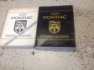 1986 Pontiac FIERO Service Shop Repair Manual Factory Set W Preliminary Book OEM