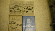 1986 Service Shop Repair Manual Set OLDSMOBILE FIRENZA CALAIS CIERA DELTA 88 98