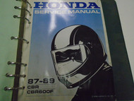 1987 1988 1989 Honda CBR CBR600F Service Shop Repair Manual FACTORY OEM Used ***