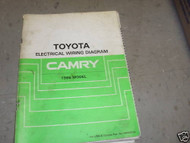 1986 Toyota Camry Electrical Wiring Diagram Troubleshooting Manual EWD OEM