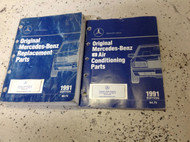 1987 1988 1989 1990 Mercedes Benz Parts Catalog Manual Set OEM Factory
