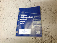 1987 1988 1989 1990 1991 1992 93 Mercedes Benz Parts Catalog Manual OEM Factory