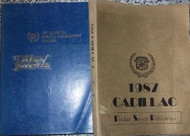 1987 CADILLAC DEVILLE & FLEETWOOD Service Shop Repair Manual SET W PRODUCT PUBS