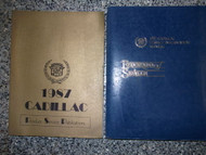 1987 Cadillac Eldorado Seville Service Shop Manual Set W Publications Manual OEM