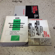 1987 FORD RANGER & BRONCO II Wiring Diagram Manual & Driveability Manual Set +