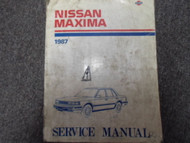1987 Nissan Maxima Service Repair Workshop Shop Manual FACTORY OEM
