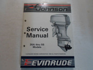 1987 Johnson Evinrude 35A thru 55 Models Service Repair Shop Manual OEM x