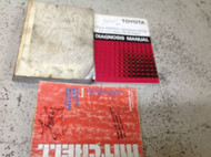1987 Toyota Supra Service Shop Repair Manual Set W Diagnosis & Mitchells Bk WORN