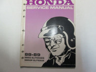 1988 1989 Honda SB50 Elite50ES SB50P Elite50E Service Repair Manual OEM
