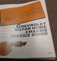 1988 1989 Chevrolet Motor Home Chassis Service Guide Manual OEM GM Factory OEM