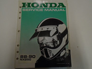 1988 1989 1990 Honda NX250 Service Repair Manual FACTORY OEM Book Used ***