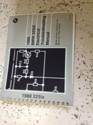 1988 BMW 325iX 325 i x Electrical Troubleshooting Wiring Diagram Manual ETM OEM