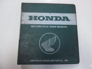 1988 1991 Honda XR600R Service Repair Shop Manual FADED STAINS BINDER FACTORY