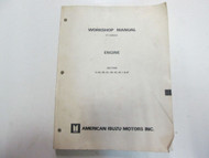 1988 1989 Isuzu TF Series Engine Workshop Manual Section 6 6A 6B C D E-1 F STAIN