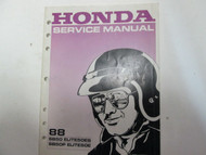 1988 Honda SB50 ELITE50ES SB50P ELITE50E Service Manual OEM