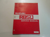 1988 Suzuki RB50 Service Repair Manual FACTORY OEM BOOK 88 DEAL x