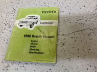 1988 TOYOTA LAND CRUISER Service Shop Repair Workshop Manual OEM RARE