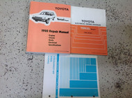 1988 Toyota Tercel Wagon Service Repair Shop Workshop Manual Set W EWD + AC BOOK