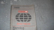 1989 GM Chevrolet Chevy Geo SPECTRUM Service Shop Repair Workshop Manual OEM
