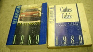 1989 GM Oldsmobile Calais Service Shop Workshop Repair Manual Set W Product BK