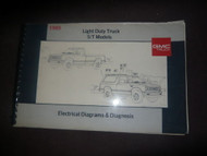 1989 GMC S15 S-15 TRUCK Wiring Electrical Wiring Diagram Diagnosis Manual OEM