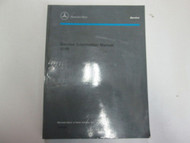 1989 Mercedes Benz Service Information Manual MINOR WEAR FACTORY OEM DEALERSHIP