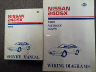 1989 Nissan 240SX Service Repair Shop Manual SET FACTORY W Wiring Diagram OEM
