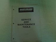 1989 Quicksilver Marine Service & Maintenance Tools Manual FACTORY OEM 89