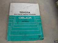 1989 Toyota Celica Electrical Wiring Diagram Troubleshooting Manual EWD OEM