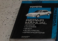 1989 TOYOTA CRESSIDA Service Shop Workshop Repair Manual OEM