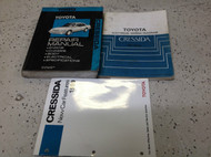 1989 TOYOTA CRESSIDA Service Shop Repair Manual Set OEM W W EWD & Features OEM