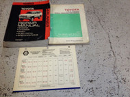 1989 Toyota 4RUNNER 4 RUNNER Service Shop Repair Manual Set W Extras Rare OEM