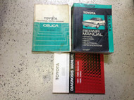 1989 Toyota Celica Service Repair Shop Workshop Manual Set W EWD & Diagnosis Bk