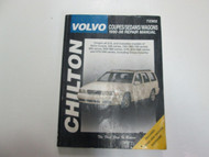 1990 1998 Chilton Volvo Coupes Sedans Wagons Service Repair Shop Manual WORN