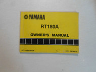 1989 Yamaha RT180A Owners Operators Owner Manual FACTORY OEM