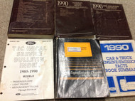 1990 Ford Bronco F150 F-SERIES F-250 TRUCK Service Shop Repair Manual Set RARE