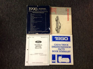 1990 Ford Mustang Gt Cobra Service Shop Repair Manual SET W EWD + Facts Summary