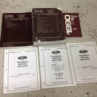 1990 Ford Bronco F150 F-SERIES F-250 TRUCK Service Shop Repair Manual Set W SPEC