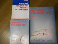 1990 Nissan Pulsar NX Service Shop Repair Manual Set Factory OEM W EWD + Product