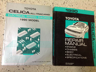 1990 Toyota Factory Celica ALL TRAC 4WD ALL-TRAC Service Repair Shop Manual Set