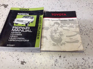 1990 TOYOTA LAND CRUISER Service Shop Repair Workshop Manual Set W Tools Catalog