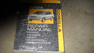 1990 Toyota Corolla Service Repair Shop Workshop Manual OEM 90 Book 1990