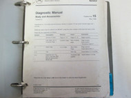 1990s Mercedes Body & Accessories Service Manual Supplement Volume 3 Updates ***