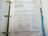1990's Mercedes Body Accessories Vol 2.1 Service Manual Supplement Diagnostics *