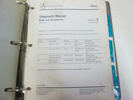 1990's Mercedes Body Accessories Vol 4.1 Service Diagnosic Manual Supplement **