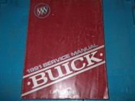 1991 Buick LeSabre LE SABRE Service Shop Repair Manual FACTORY 1991 BUICK GM x