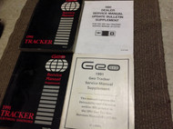 1991 Chevy GEO TRACKER Service Shop Repair Manual Set W 3 Supplements OEM