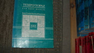 1991 FORD TEMPO & MERCURY TOPAZ Service Shop Repair Manual Factory OEM