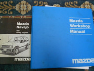 1991 Mazda Navajo Service Shop Repair Workshop Manual SET OEM W Wiring Diagram